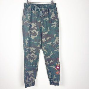Blue Rain Camo Joggers S NWT